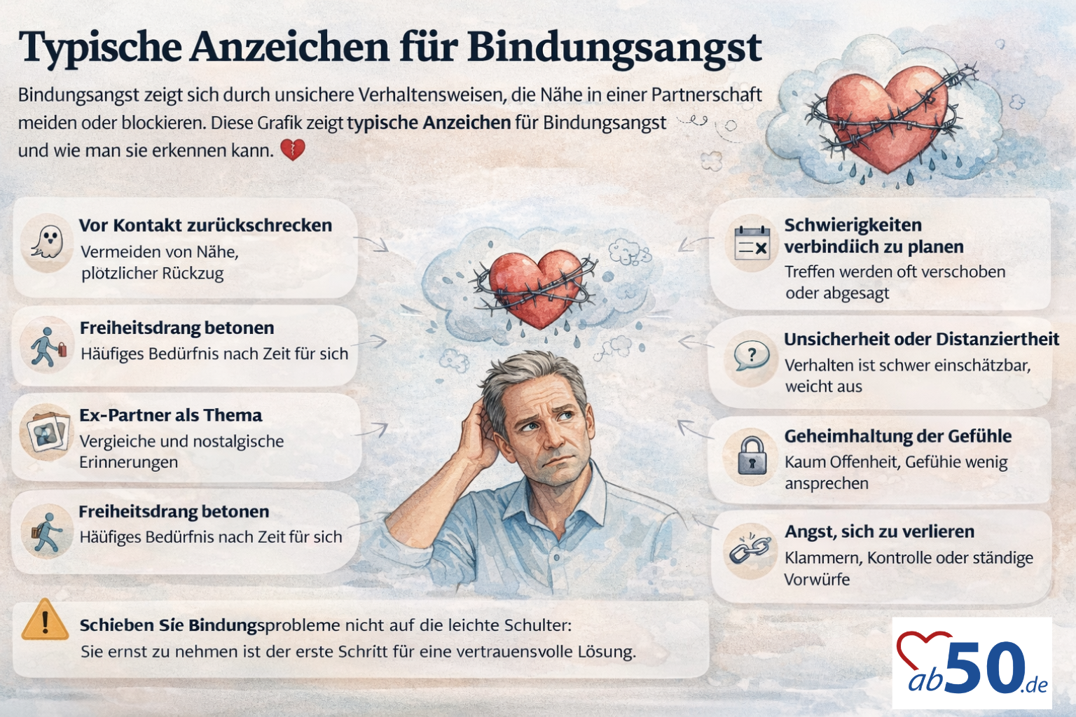 Bindungsangst nach Trennung