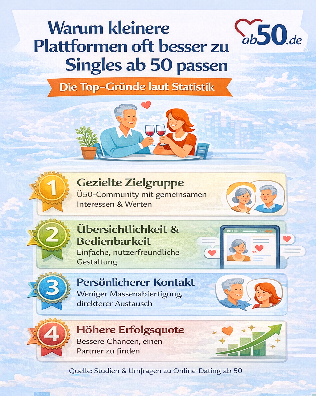 Warum kleinere Singlebörsen oft persönlicher sind